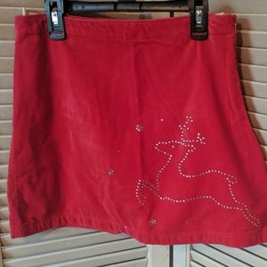 Lands End holiday skirt